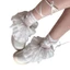 Treeling Nữ Tầng Ruffle Ren Chân Ấm Hơn Ngọt Ngào Trên Bắp Chân Tất Baggy Còng Mắt Cá Chân Gót Tất Lưới Chân loe