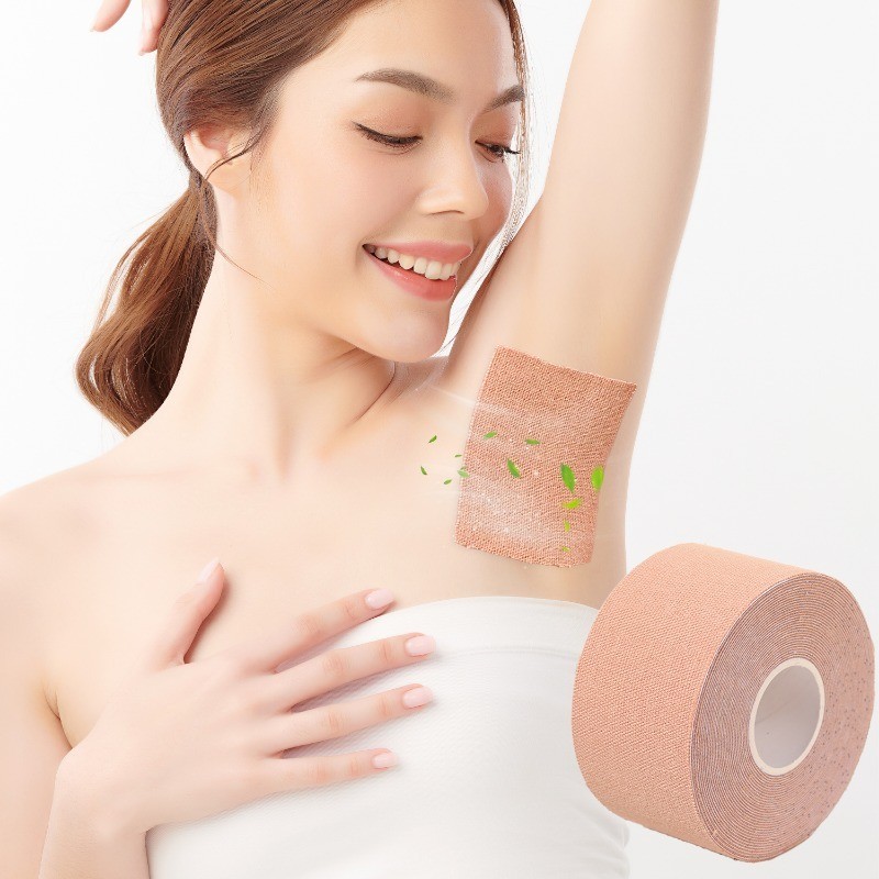 Miếng Lót Mồ Hôi Nách Dùng Một Lần 5M - Miếng Dán Hấp Thụ Mồ Hôi Mùa Hè - Dành Cho Nách, Chân - Thoải Mái, Thoáng Khí, Vô Hình, Cắt Được, Tự Dính - Đồ Dùng Chăm Sóc Toàn Thân