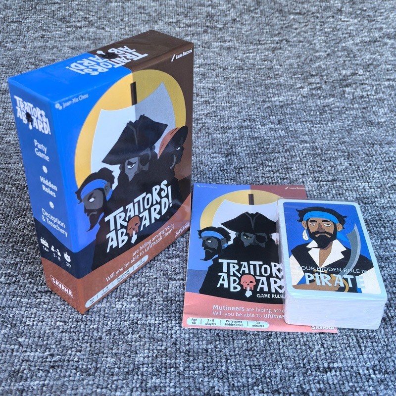 [Luật Việt] Boardgame Traitors Aboard - Kẻ Phản Bội Lộng Hành Tigar