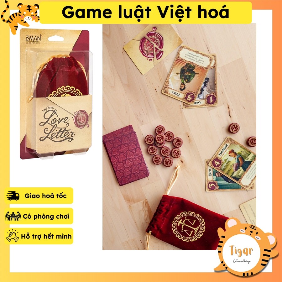 Boardgame Love Letter Card Game thẻ bài kích thích chất xám trí tuệ 6590