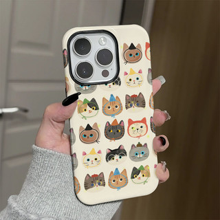 Ốp Lưng 2 Trong 1 Cho Apple 17 / 16 Ốp Điện Thoại iPhone 15 Pro Max Phim Mới 14 / 13 Sáng Tạo 12 / 11 Pro Max 7 / 8 Plus Ốp Điện Thoại Bóng Hai Lớp