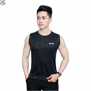 [COMBO 3 - 4 ]Áo Thun Sát Nách Lục Giác Nam Cao Cấp - Co Giãn 4 Chiều,Ôm Body, Thoáng Khí,Siêu Đẹp.