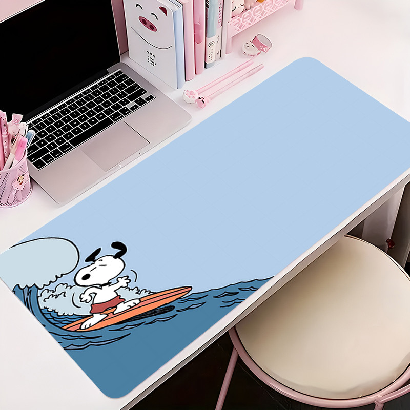 Miếng Lót Chuột Lớn Dễ Thương Anime Mousepads Kawaii Bàn Thảm Hoạt Hình S-noopy Phụ Kiện Văn Phòng Thảm Để Bàn Pc Laptop Cao Su Chuột Thảm