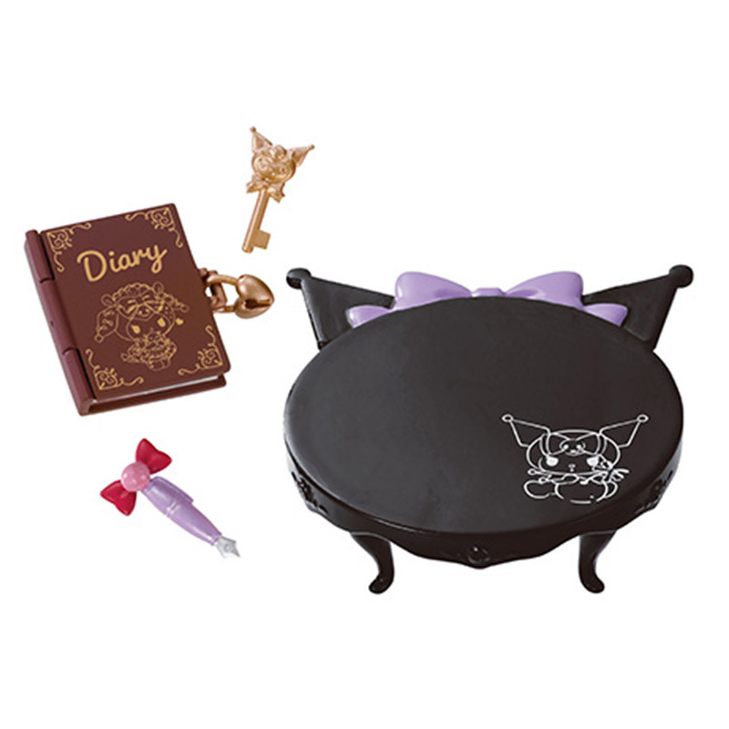 Rement Chính Hãng Sanrio Kuromi Gothic Phòng Thu Nhỏ Cảnh Mù Hộp