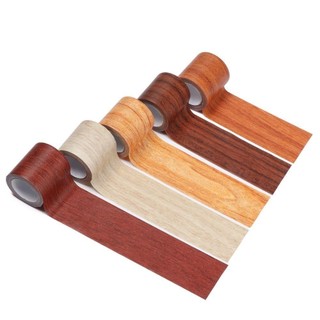 [Giao hàng từ Việt Nam] Băng keo cuộn EARTHLYCO 5M / cuộn, Nhãn dán sửa chữa sàn thực tế hạt gỗ, Đồ nội thất chống nước tự dính chất lượng cao Cải tạo trang trí nhà cửa