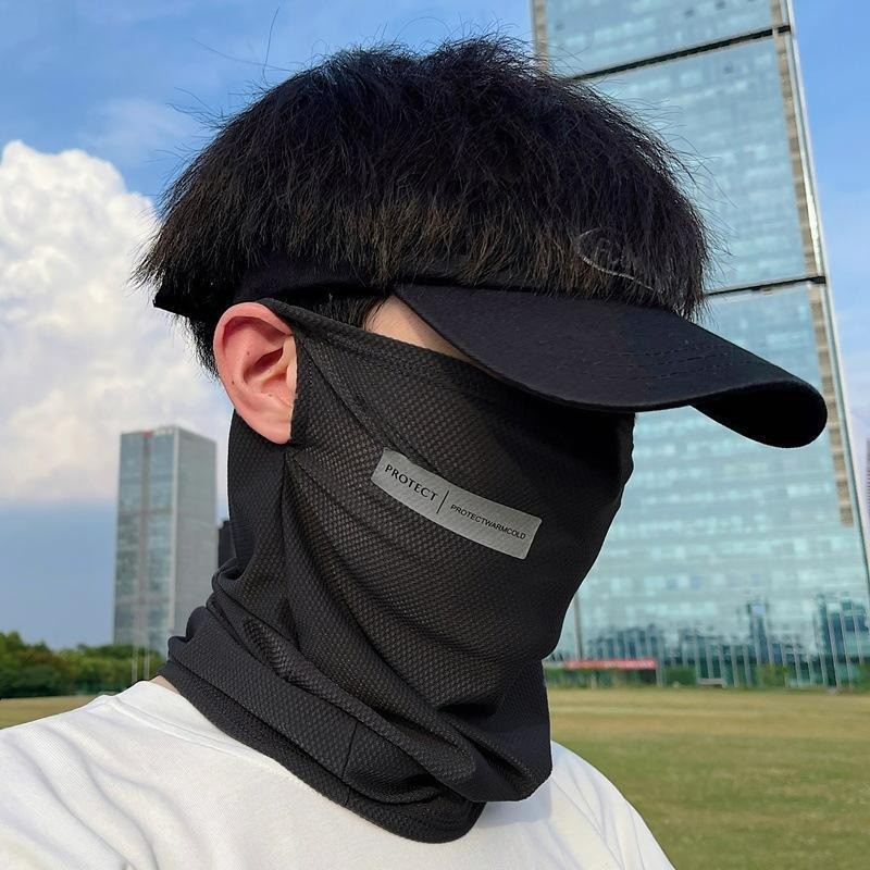 Mặt nạ chống nắng nam Ice Silk dành cho nữ ​- Bọc cổ chống tia cực tím ​- Chống nắng thoáng khí ​Khô Nhanh - Để Đi Xe Đạp, Lái Xe, Chạy Bộ ​- Khăn mặt thể thao ngoài trời mùa hè
