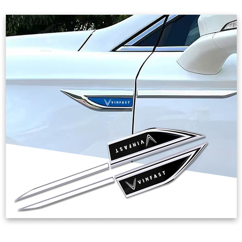 Vinfast Kim Loại Fender Nhãn Dán Bên Huy Hiệu Chống Trầy Xước Bảo Vệ Cửa Xe Ô Tô Thể Thao Sửa Đổi Phụ Kiện Trang Trí Cho Vf 8 Vf 9 Vf E34 Lux A Fadil