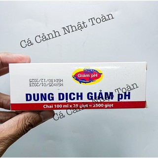 Dung dịch giúp giảm PH nước cho bể cá Thủy Phước (Chai 100ml)