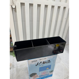 Lọc Tràn Nhựa 3 Ngăn Cho Bể Cá Cảnh (45x13x13cm)