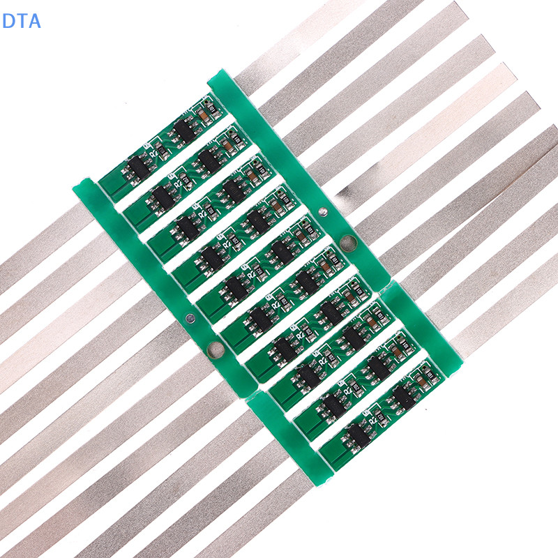 Dta 10 Cái 2A BMS PCM Bảng Bảo Vệ Cho 3.7V 18650 Li-ion Lithium Có Hàn Trên Chức Năng Bảo Vệ Dòng Điện PO