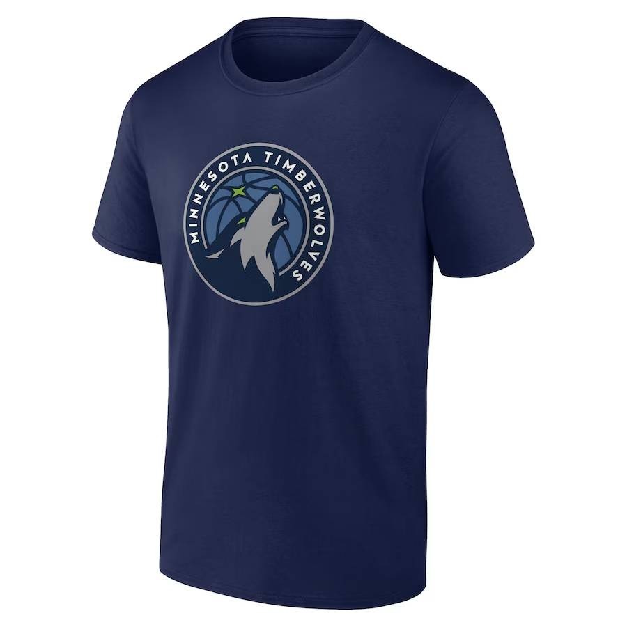 Áo thun Minnesota Timberwolves Rudy Gobert màu hải quân dành cho người lớn, trẻ em và người mập