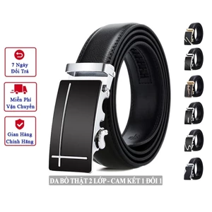 Thắt Lưng Da Nam, dây nịt Khóa Tự Động Cao cấp-GIOVA