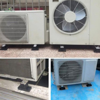 [Nhà Điện] 4 Gói Đệm Điều Hòa Không Khí Rung Cao Su Mung Chống Sốc Tấm Cách Ly Chống Rung mới