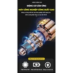 Máy Rửa Xe Công Nghiệp KAW Tầm Phun Xa 20M, Công Suất Lớn 3000W, Dây Ra Vào 20 Mét Dễ Dàng Sử Dụng — ảnh 6