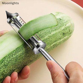 Moonlights 3 trong 1 / 5 trong 1 Dụng cụ gọt vỏ rau củ và rau củ, Phụ kiện nhà bếp, Dụng cụ gọt vỏ bằng hợp kim sắc bén Khoai tây Cà rốt Dụng cụ gọt vỏ Dụng cụ nhà bếp EN