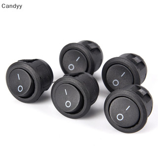 NDY 1Pc 2-PIN ON-OFF SPST Round Dot Car Auto Rocker Chuyển đổi + Vỏ chống nước N