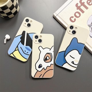 Ốp Điện Thoại Di Động Cho IPhone 15 11 12 13 14 Pro Max X XR 6 6S 8 7 Plus 7G 8G SE 2020 2022 Bao Pokemon Squirtle Snorlax Cubone Silicone Mềm Cặp Đôi Thiết Kế Mới Vỏ Mềm