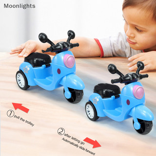 Ánh Trăng Kéo Lại Xe Máy Quán Tính Thu Nhỏ Mô Hình Xe Máy Đồ Chơi Tương Tác Hoạt Hình Xe Mô Hình Trẻ Em Đồ Chơi Giáo Dục EN