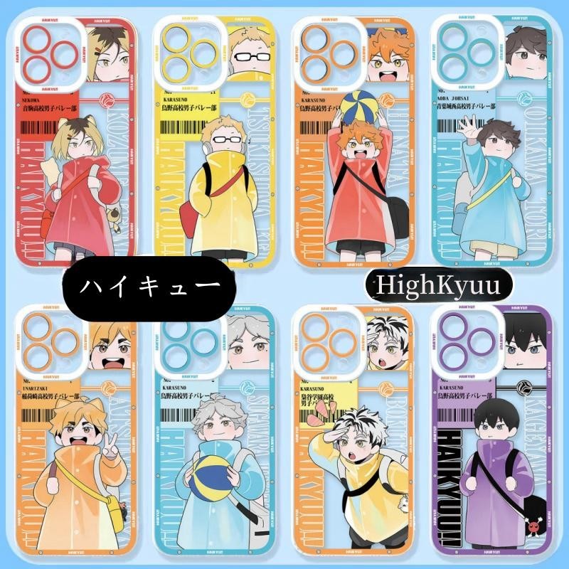 Ốp Lưng Cho Redmi 13C 12 12C 10C 10 10A 9 9A 9C A1 A2 9T Anime Hoạt Hình Haikyuu Trong Suốt Mềm Xu Hướng Thương Hiệu Silicon Dễ Thương Ốp Điện Thoại