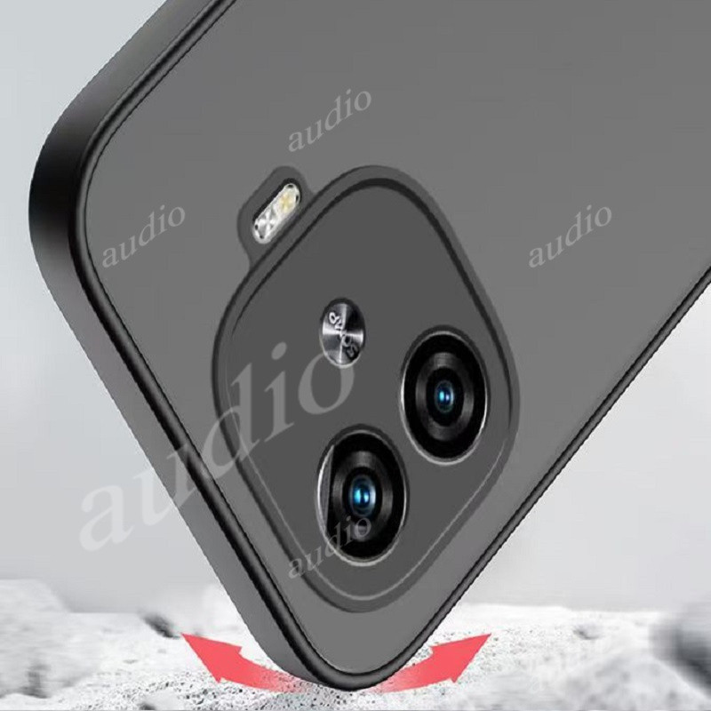 Ốp lưng silicon mờ chống sốc cho IQOO Z9/Z9X 5G 2024, bảo vệ camera, thiết kế mỏng nhẹ