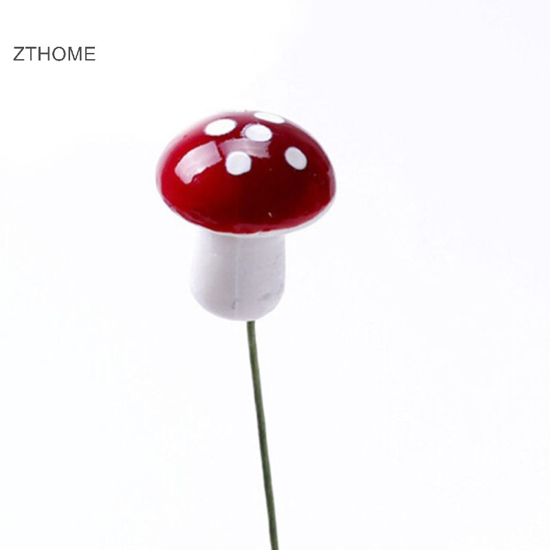 Zthome Hot! 60 Chiếc Nấm Nhân Tạo Vườn Cổ Tích Nhựa Thủ Công Trang Trí Sân Vườn HOT
