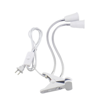 Giá đỡ đèn bàn linh hoạt 360 độ E27 Ổ cắm đèn đế Cáp kẹp cổ ngỗng có công tắc bật tắt cho cây trồng gia đình 17VN1