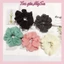 Dây cột tóc scrunchies ngẫu nhiên màu sắc, tóc giả MySa