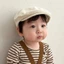 Mũ nồi SNUGHOUSE, Mũ lưỡi vịt thoáng khí Denim cổ điển, Mũ lưỡi thêu chữ thời trang màu trơn cho trẻ em