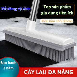 Cây Chà Sàn Chà Kính Nhà Tắm Bunnies Dễ Vệ Sinh Nhanh Khô Chà Sạch Vết Bẩn Tích Hợp Gạt Nước Bẩn, Có Móc Treo Tiện Lợi