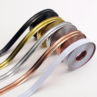Trang Trí Nhà Cửa Tự Dính Góc Tường Trang Trí Dải Chống Va Chạm 3D Dán Tường Tường Tường Bên Ngoài Góc Trang Trí Dải