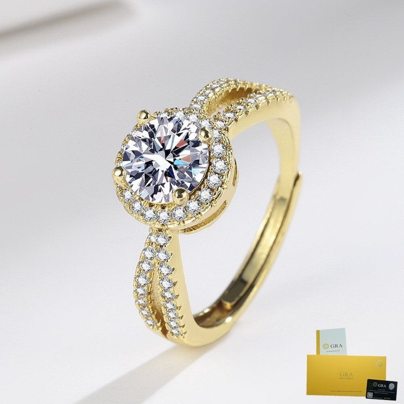 Moissanite Ring by Pamela® Jewelry ❤
