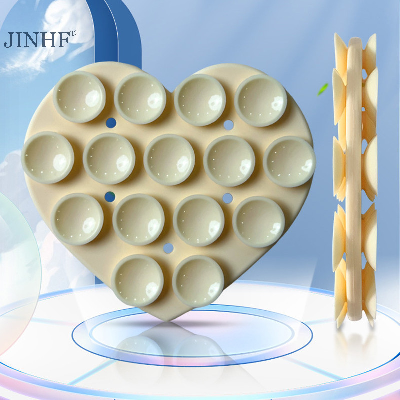 Jinhf Silicone Hút Miếng Dán Mặt Sau Hút Cốc Điện Thoại Silicon Cốc Thảm Điện Thoại Thông Minh Treo Tường Đứng Cố Định Cho Thủy Tinh Gạch Gốm HOT