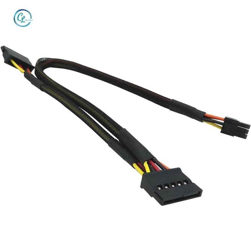 Nhỏ 6P Sang Bộ Chia 15P SATA Dây Cáp Nguồn Cho DELL Vostro 3650 3653 3655 Máy Tính Để Bàn HDD SSD Cáp Nguồn