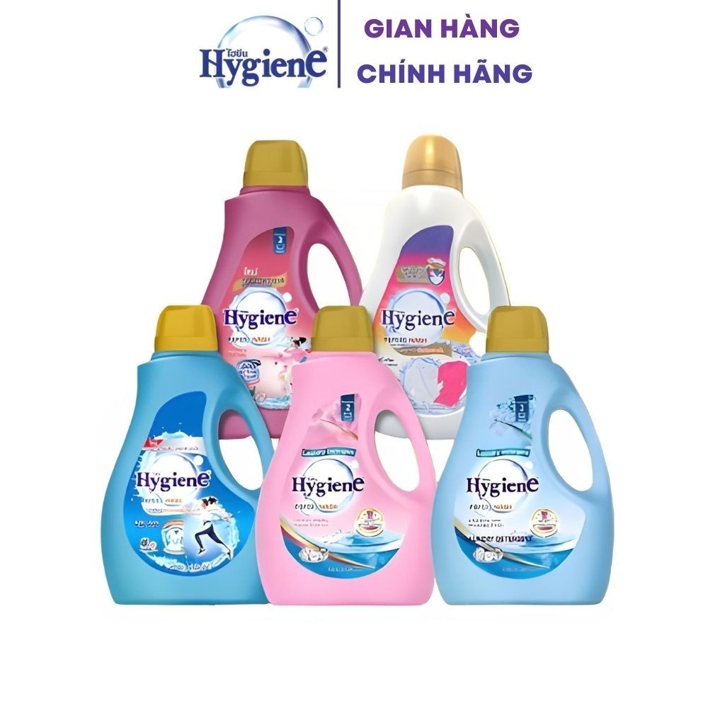 Nước Giặt Hygiene Thái Lan Giặt Xả Quần Áo Thơm Lâu Dùng Giặt Tay Và Máy 2800ml/2500ml !