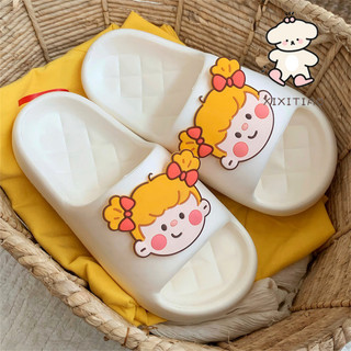 Xixitiao Dép Chống Trơn Trượt Nhà Thoải Mái Mùa Hè Sinh Viên Phòng Tắm Tắm Dép Slipp