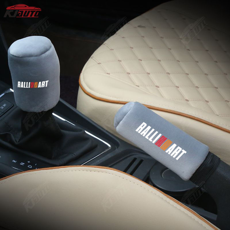 Mitsubishi Ralliart Phanh Tay Bánh Răng Dịch Chuyển Bao Bánh Răng Đòn Bẩy Bảo Vệ Bao Da Tự Động Truyền Bằng Tay Phụ Kiện Ô Tô Mềm Mại Và Thoải Mái