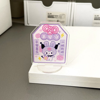 Standee Mô hình mini để bàn bằng nhựa Acrylic hoạt hình Sanrio Kuromi Melody Cinnamoroll Kitty Pochacco Pompurin
