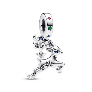 Trang sức charm DIY hình người tuyết chủ đề Giáng sinh còn hàng