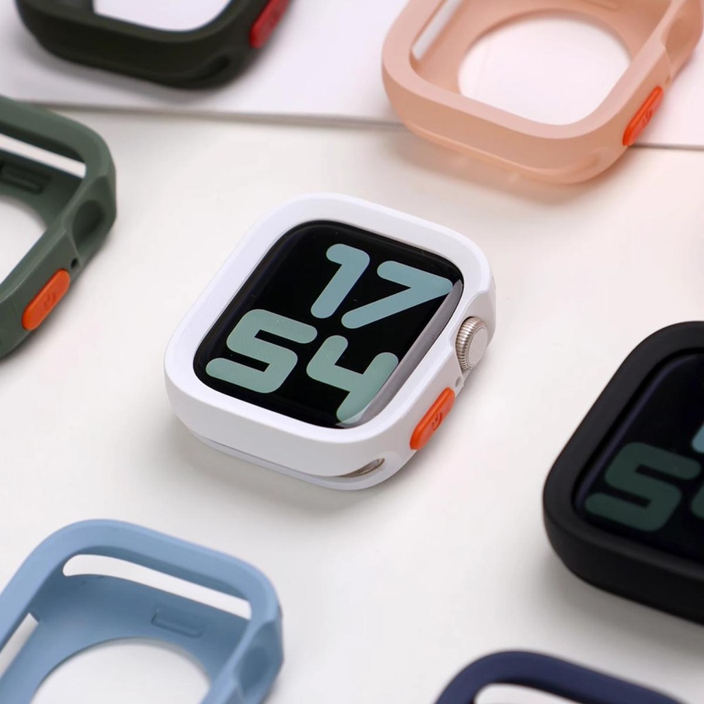 Ốp Lưng Silicon Mềm Mờ Cho Apple Watch Series11 / 10 46mm 42mm Ultra3 / 2 / 1 49mm 9 8 7 6 5 4 SE 41mm 40mm 44mm 45mm