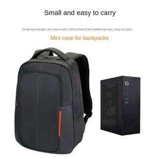 A09 HTPC Vỏ Máy Tính Mini ITX Chơi Game PC Khung Máy Tính Để Bàn Khung Máy Tính USB3.0 Type-C Vỏ Máy Tính Gia Đình Dễ Dàng Lắp Đặt Màu Đen