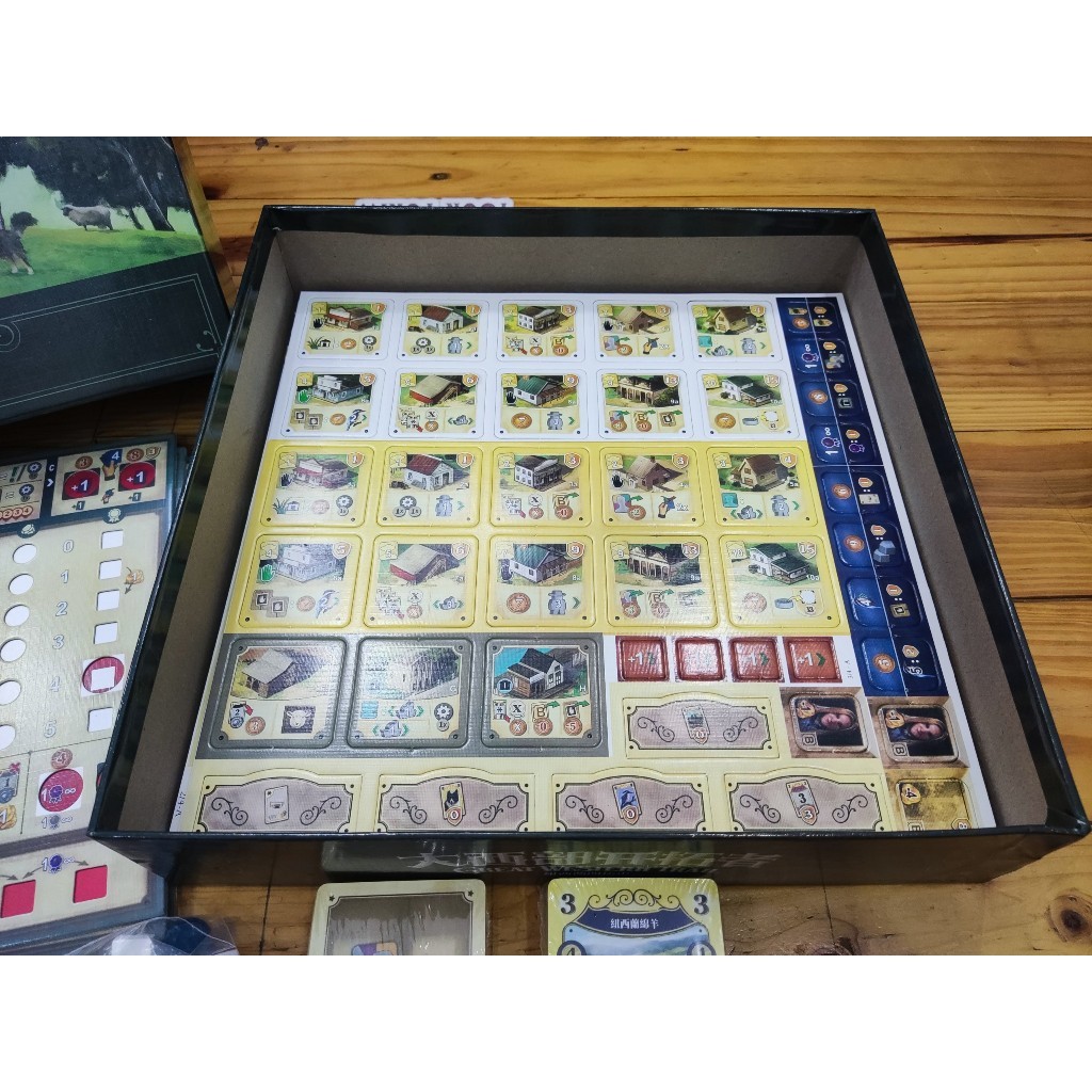 Boardgame Great Western Trail: New Zealand bản Trung kèm luật Anh Tigar