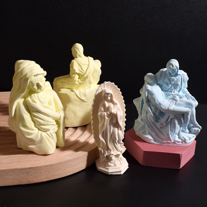 Khuôn Silicon inste Làm Khuôn Mẫu Thiết Kế Mẹ Và Trẻ Em 3D