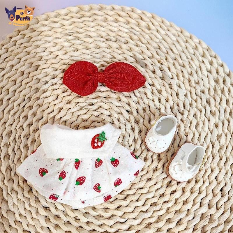Quần áo búp bê 17cm dễ thương, phụ kiện thời trang cho bé gái, tặng trẻ em