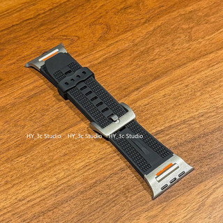 Dây đeo thể thao silicon sửa đổi kim loại cho Apple Watch Ultra 46 / 44 / 40 / 49 / 45 / 41 / 42 / 38 / 45mm i-watch Series Ultra / 11 / 10 / 9 / 8 / 7 / 6 / 5 / 4 / 3 / 2 / 1