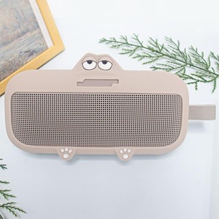 Vỏ bảo vệ ASDFGER, Loa không dây silicon hoạt hình, Giá đỡ chống rơi dễ thương cho phụ kiện loa thế hệ thứ 2 Bose SoundLink Flex