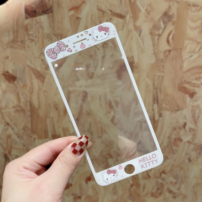Kính Cường Lực Hoạt Hình Kính Cường Lực Bảo Vệ Toàn Diện 4.7 5.5 inch Cho iphone 7 8 plus 4 4s 5 5s se 6 6s se2 se3