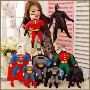Hk1 DC Marvel Siêu Anh Hùng Sang Trọng Đồ Chơi Búp Bê Nhồi Bông Người Nhện Batman Siêu Nhân Hulk Thor Robin The Avengers Sang Trọng Búp Bê Quà Tặng