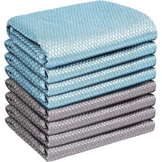 Streak Free Miracle Vải Vệ Sinh Dễ Dàng Làm Sạch Nanoscale 3 Chiếc Microfiber Đánh Bóng Windows Kính Lint Free Rags Thép Không Gỉ Xe Bếp Có Thể Tái Sử Dụng đa năng mềm mại sợi nhỏ an toàn
