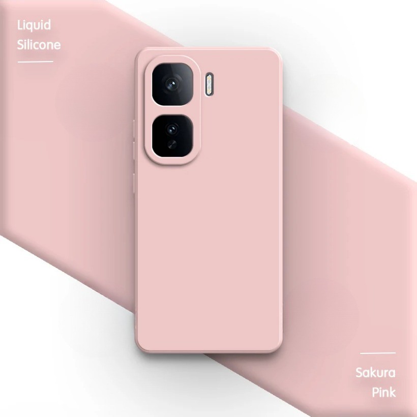 Ốp Điện Thoại Funda Mềm Cho VIVO iQOO Neo 10 Neo10 Pro 10Pro 5G Hợp Đồng Màu Nguyên Chất Silicon Lỏng Chống Sốc Mặt Sau Sang Trọng
