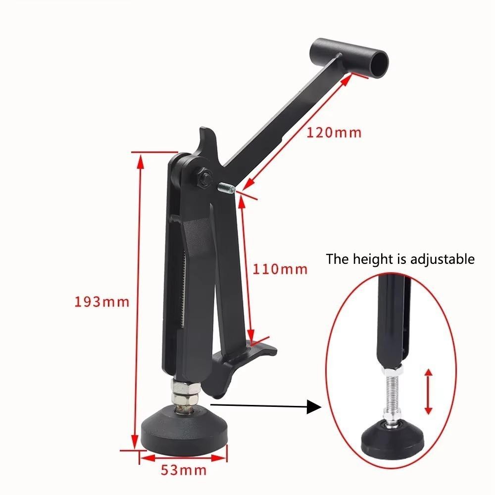 Giá đỡ nâng xe máy FANIELLAPOWELL, Giá đỡ bánh xe tiết kiệm nhân công xe máy có thể gập lại, Giá đỡ nâng bánh xe đế chống trượt di động cho hầu hết các xe máy